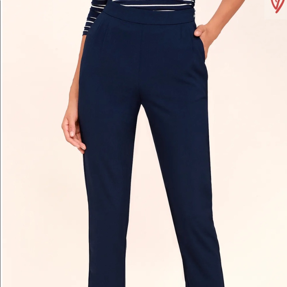 Kick it Navy Trouser Pants